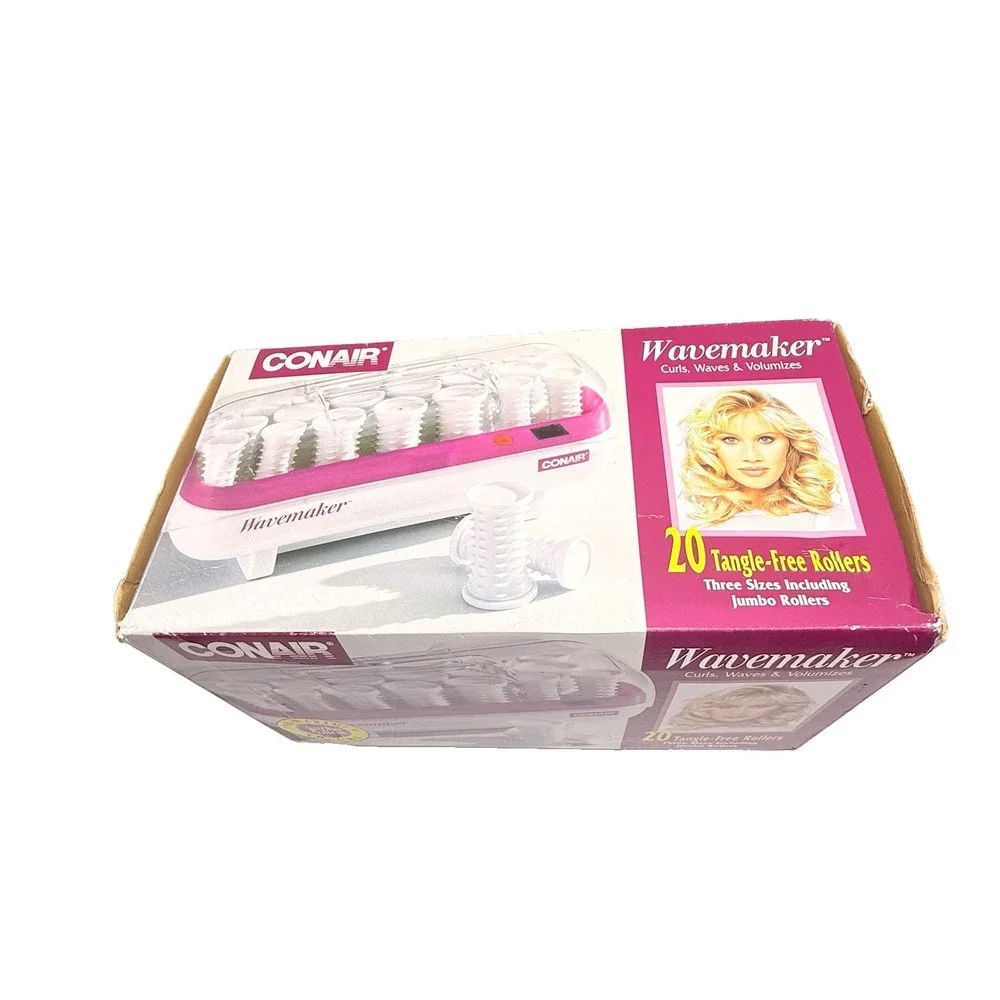 Vintage 90s Conair Wavemaker 20 Hot Rollers Hairsetter Y2K NIB Tested